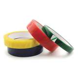 ESD Cellulose Tape, Anti-Static, 1"x72 Yds, 3" Core, 2.4 mil, Red Stripe redirect to product page